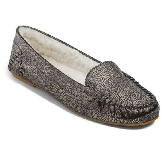 Jack Rogers Shoes Nib Jack Rogers Gunmetal Millie Leather